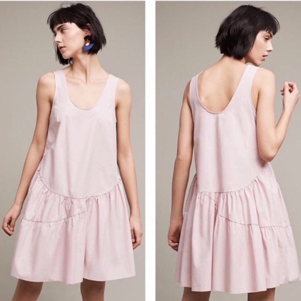 Anthropologie Holding Horses Cotton Poplin Dress